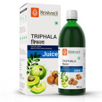 KRISHNA'S HERBAL & AYURVEDA Triphala Juice - 1000 Ml | Natural Laxative | Enriched With Amla, Harad, Baheda | Improves Digestion