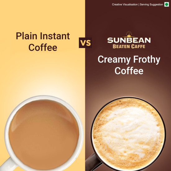 Sunbean Beaten Caffe, Instant Coffee Paste 125g Jar Make Hot Coffee, Cappuccino or Cold Coffee