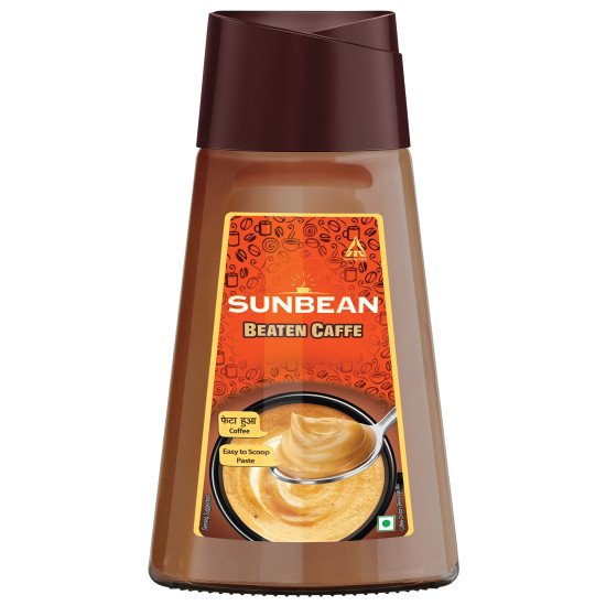 Sunbean Beaten Caffe, Instant Coffee Paste 250g Jar |Make Hot Coffee, Cappuccino or Cold Coffee