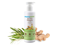 Mamaearth Tea Tree Anti Dandruff Shampoo, With Tea Tree & Ginger Oil, 250ml