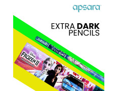 Apsara Disney Frozen-2 Pencils | Disney Pencils & Super Fun Pencils |Use for Kids, School & College Students | Extra Dark & Good Handwriting | Free Sharpener & Eraser (Pack of 10)