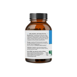 A TATA Product - Organic India Breathe Free - 180 Veg Capsules, Relieve Shortness of Breath, Wet & Dry Cough, Congestion & Respiratory Complications, Improves Lung Capacity, GMP & NPOP Certified Organic