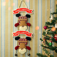 TIED RIBBONS Christmas Decorations Items for Home Office Wall Main Door Tree Hanging Santa Clause Decorative Ornament Props Xmas Decor - Christmas Tree Decoration Items