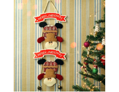 TIED RIBBONS Christmas Decorations Items for Home Office Wall Main Door Tree Hanging Santa Clause Decorative Ornament Props Xmas Decor - Christmas Tree Decoration Items