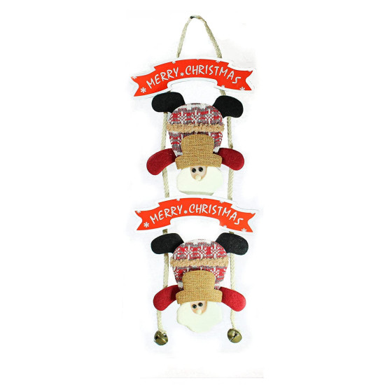 TIED RIBBONS Christmas Decorations Items for Home Office Wall Main Door Tree Hanging Santa Clause Decorative Ornament Props Xmas Decor - Christmas Tree Decoration Items