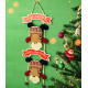 TIED RIBBONS Christmas Decorations Items for Home Office Wall Main Door Tree Hanging Santa Clause Decorative Ornament Props Xmas Decor - Christmas Tree Decoration Items