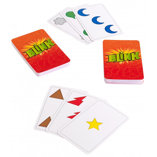Mattel Games Uno Flip Side & Reinhards Staupe's Blink The World's Fastest Card Game for Kids (Multicolour)