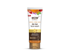 WOW Skin Science Ubtan Cleansing Face Wash | Turmeric & Saffron | All Skin Types | Clear, Glowing Skin | 100% Vegan | Paraben & Sulphates Free | For Women & Men | 100 ml