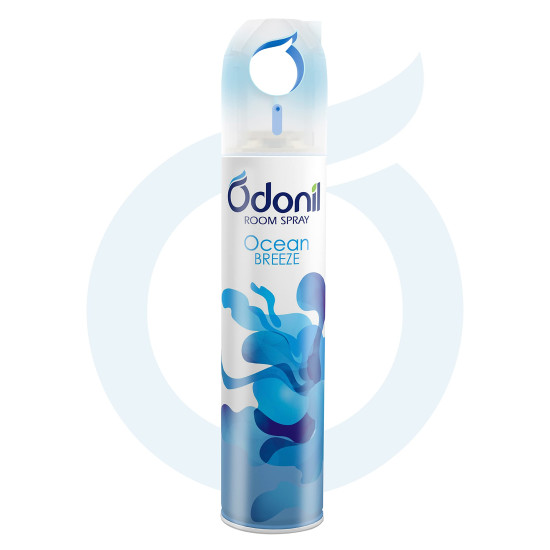 Odonil Room Air Freshner Spray, Ocean Breeze - 220 ml | Nature Inspired Fragrance for Home & Office | Long Lasting Fragrance