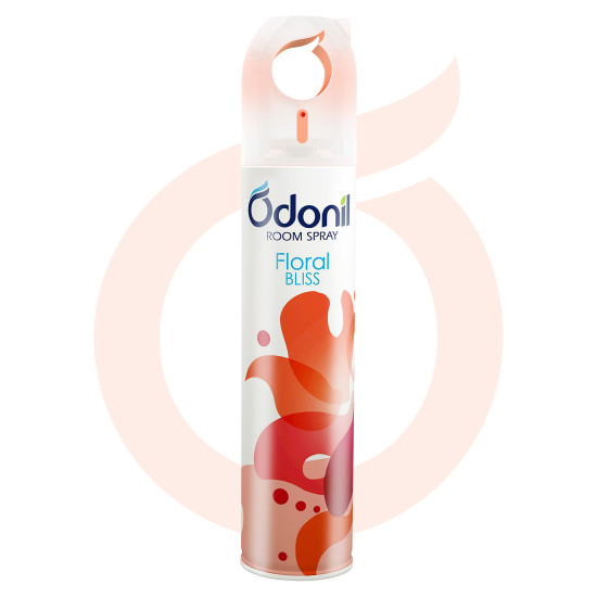 Odonil Room Air Freshner Spray, Floral Bliss - 220 ml | Nature Inspired Fragrance for Home & Office | Long Lasting Fragrance