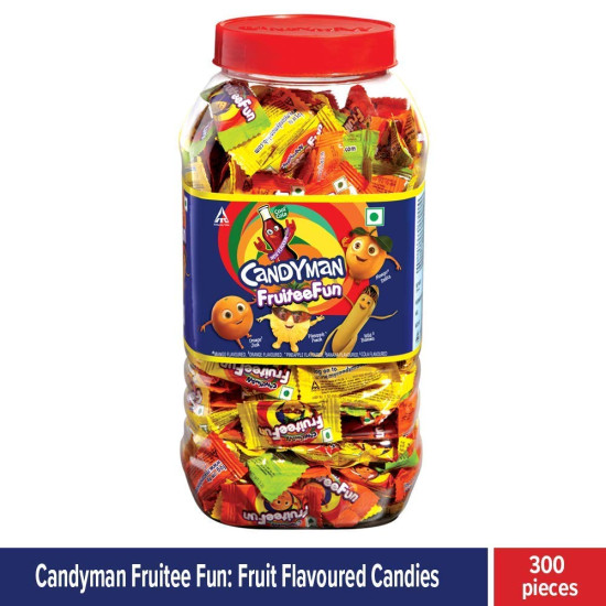 Candyman Fruitee Fun Medium Jar, 750 g -