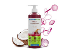Mamaearth Onion Conditioner for Men & Women 400 ml - Hair Fall Control & Fast Hair Growth - Works for Dry & Frizzy Hair, Toxin-free