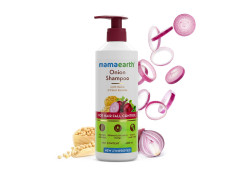 Mamaearth Onion Shampoo for Anti Hair Fall & Hair Growth with Onion Oil & Plant Keratin 400ml