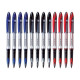 uni-ball Air UBA 188 L 0.7mm Roller Ball Pen Combo | Blue, Black & Red Ink, Pack of 12