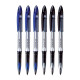 uni-ball Air UBA 188 L 0.7mm Roller Ball Pen Combo | Blue & Black Ink, Pack of 6