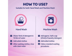 Chicco Baby Liquid Laundry Detergent, 5X Stain & Germ Fighter, Kills 99% Of Germs, Dermatologically Tested For Effective & Gentle Cleaning, Delicate Flowers (1 L)