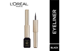 L'Oréal Paris Eye Liner, Ultra-Precise Tip, Waterproof, Fade-Proof and Smudge-proof, Matte Signature, Black, 19g
