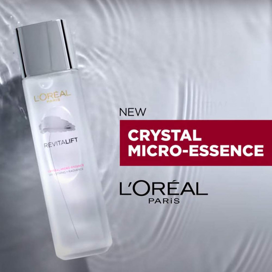 L'Oreal Paris Revitalift Crystal Micro-Essence, Ultra-lightweight facial essence, With Salicylic Acid, For Clear Skin, 22ml