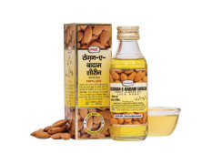 Hamdard RAUGHAN-E-BADAM SHIREEN Sweet Almond Oil for Body and Skin | Natural Almond Oil | 100ml – Pack of 1…