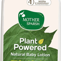 Mother Sparsh Plant Powered Natural Baby Lotion With Organic Shea Butter & Oatmeal Extract | For All Day Deep Hydration | 200ml