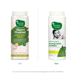 Mother Sparsh Plant Powered Talc Free Dusting Powder For Babies - 100g X 2 | With Corn Starch & Oat Powder