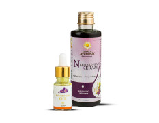 Kerala Ayurveda Neelibringadi Keram (200 Ml) for Hair + Kumkumadi Oil (10 Ml) for Face