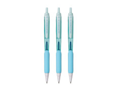 uni-ball Jetstream SXN-101FL-07 Roller Ball Pen | Sky Blue Body, Blue Ink, Pack of 3