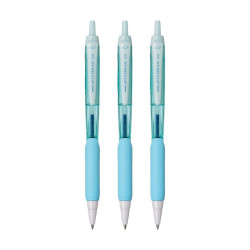 uni-ball Jetstream SXN-101FL-07 Roller Ball Pen | Sky Blue Body, Blue Ink, Pack of 3