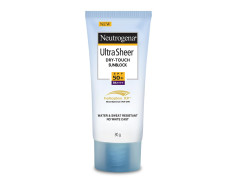 Neutrogena Ultra Sheer Sunscreen SPF 50+ | Broad Spectrum UVA/UVB | Blue light protect | No White Cast | Water resistant, Ultra light & Non sticky | Oily, Dry & Sensitive Skin | 80 g (Pack of 1)