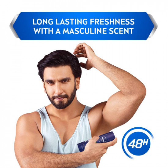 NIVEA MEN Fresh Boost Deodorant 200 ml | 48H Long Lasting Freshness | With Fresh Musk Scent | Powered with Citrus Fragnant notes | Gentle on Underarms
