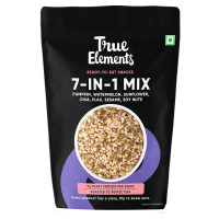 True Elements 7 in 1 Seeds Mix 250g - Complete Seed Blend | 24g Protein & 16g Fibre | High Fibre Super Seeds | Perfect for Oats, Smoothies & Healthy Snacking