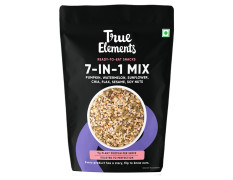True Elements 7 in 1 Seeds Mix 250g - Complete Seed Blend | 24g Protein & 16g Fibre | High Fibre Super Seeds | Perfect for Oats, Smoothies & Healthy Snacking