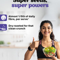 True Elements 7 in 1 Seeds Mix 250g - Complete Seed Blend | 24g Protein & 16g Fibre | High Fibre Super Seeds | Perfect for Oats, Smoothies & Healthy Snacking