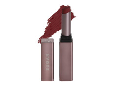 SUGAR Cosmetics Mettle Satin Lipstick | Highly Pigmented & Silky Matte Finish | Creamy Texture | Mango Butter Infused | 2.2 gm - 03 Emma (Reddish Brown)