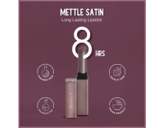 SUGAR Cosmetics Mettle Satin Lipstick | Highly Pigmented & Silky Matte Finish | Creamy Texture | Mango Butter Infused | 2.2 gm - 07 Gabriella (Soft Dusty Nude/Nude Pink)