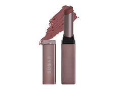 SUGAR Cosmetics Mettle Satin Lipstick | Highly Pigmented & Silky Matte Finish | Creamy Texture | Mango Butter Infused | 2.2 gm - 10 Diana (Peachy Pink)