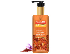 Vaadi Herbals Pvt Ltd Skin Whitening Saffron Face Wash With Sandal Extract, 250 ml