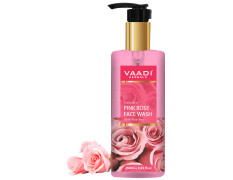 Vaadi Herbals Pvt Ltd Insta Glow Pink Rose Fase Wash With Aloe Vera Extract, 250 Ml
