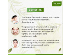 Vaadi Herbals Pvt Ltd Honey Lemon Face Wash With Jojoba Beads, 250 Ml