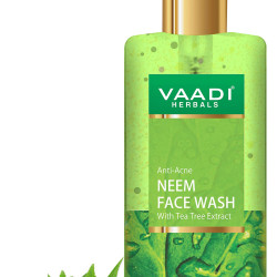 Vaadi Herbals Pvt Ltd Anti-Acne Neem Face Wash With Tea Tree Extract, 250 Ml