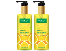 Vaadi Herbals Pvt Ltd Honey Lemon Face Wash With Jojoba Beads, 250 Ml (Pack Of 2)