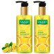 Vaadi Herbals Pvt Ltd Honey Lemon Face Wash With Jojoba Beads, 250 Ml (Pack Of 2)