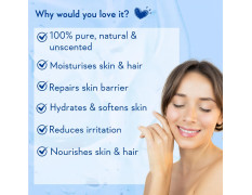 WishCare Unscented Glycerine Gel For Skin Care- 100% Pure & Vegan 250gm