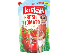 Kissan Fresh Tomato Ketchup 2 kg Pouch, Sweet & Tangy Sauce Real Tomatoes - Super Saver Offer Pack