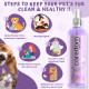 Caredom Dry Shampoo for Dogs & Cats | Waterless Dog Shampoo Spray with Lavender | Dry Bath for Cats | Fresh & Clean for Pets | Wash Grooming Spray (200 ml)