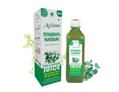 Axiom Punarnava Panchang Herbal Juice - 500mL | Helps in Reducing Obesity & Sugar Levels | Enriched with Punarnava Herbs | 100% Natural & Ayurvedic Juice | Certified Product | WHO-GMP, GLP Certified