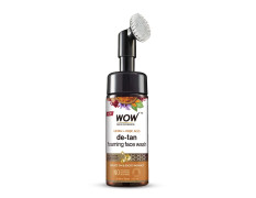 WOW Skin Science Ubtan Foaming Face Wash | Built in Brush for Deep Cleansing | Turmeric & Saffron | All Skin Types | Bright, Clear Skin | Paraben & Sulphates Free| Face Wash for Women & Men | 150 ml