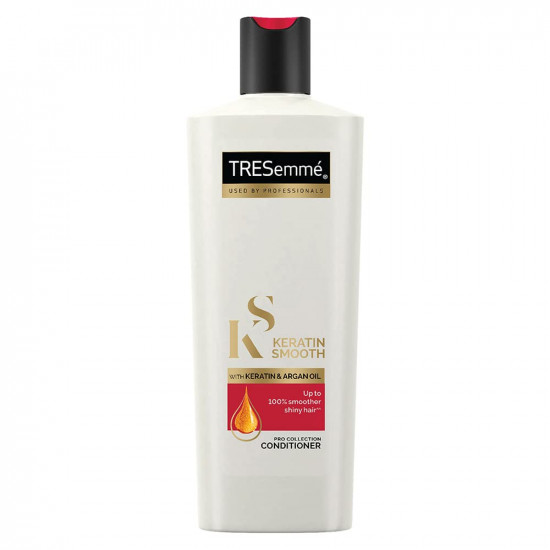 Tresemme Keratin Smooth, Conditioner, 335ml, for Smoother, Shinier Hair, with Keratin & Moroccan Argan Oil, Nourishes & Controls Frizz, up to 72 Hours, for Men & Women