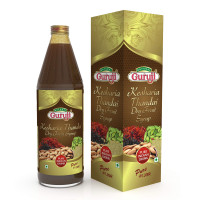 Jai Guruji Kesharia Thandai Dry Fruit Syrup Sharbat Instant Refreshing Drink For Summer (Mix with milk Only) 750ml