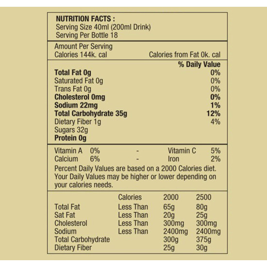 Jai Guruji Kesharia Thandai Dry Fruit Syrup Sharbat Instant Refreshing Drink For Summer (Mix with milk Only) 750ml